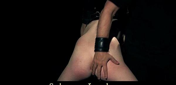  Disciplined slave orgasm allowed in bondage punishment